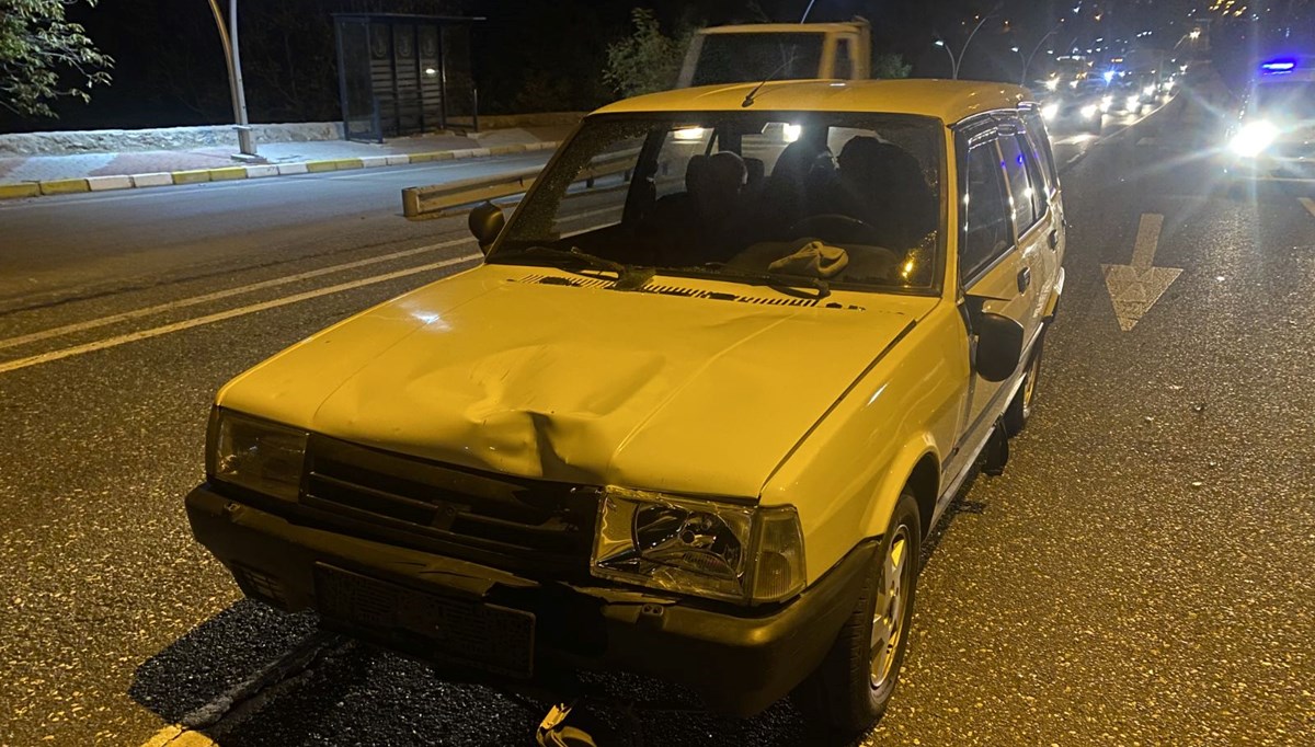 Uşak'ta otomobilin çarptığı üniversiteli ağır yaralı