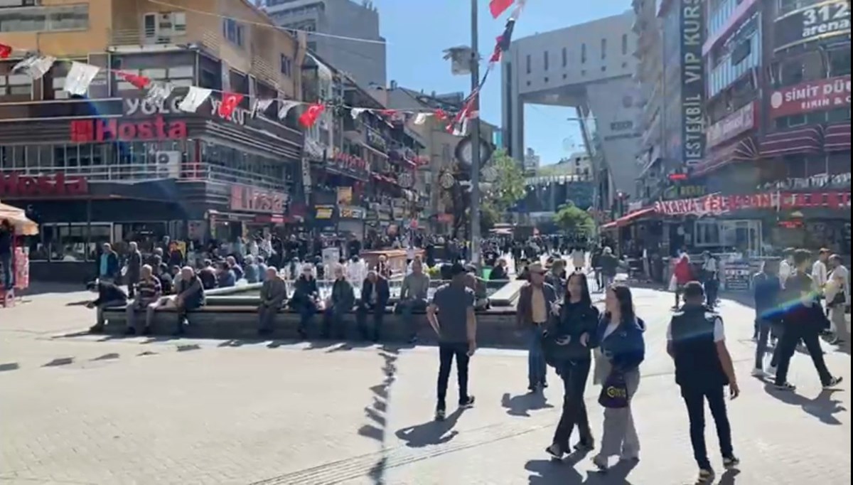 Konya'da deprem anı