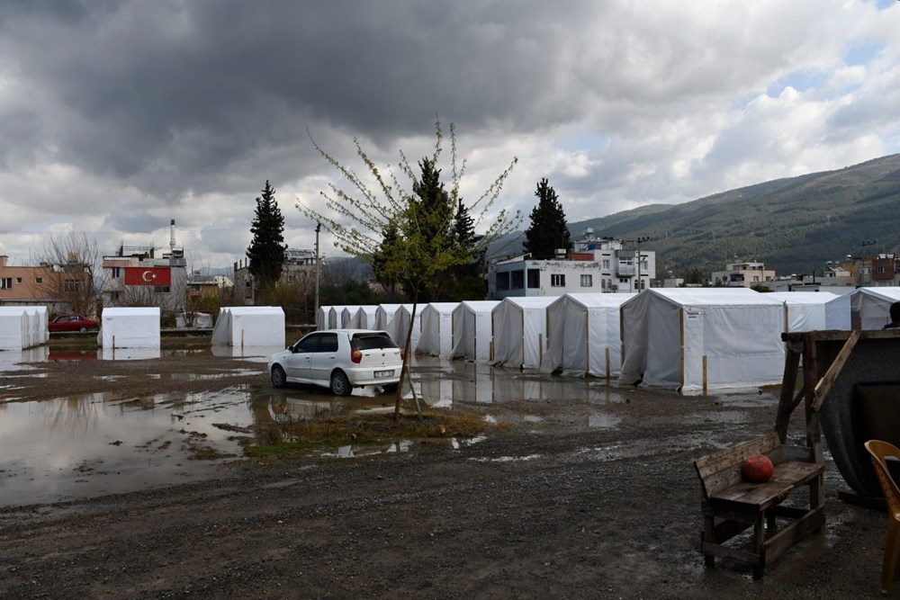 Hatay'da depremzedelerin yağmur çilesi - 5
