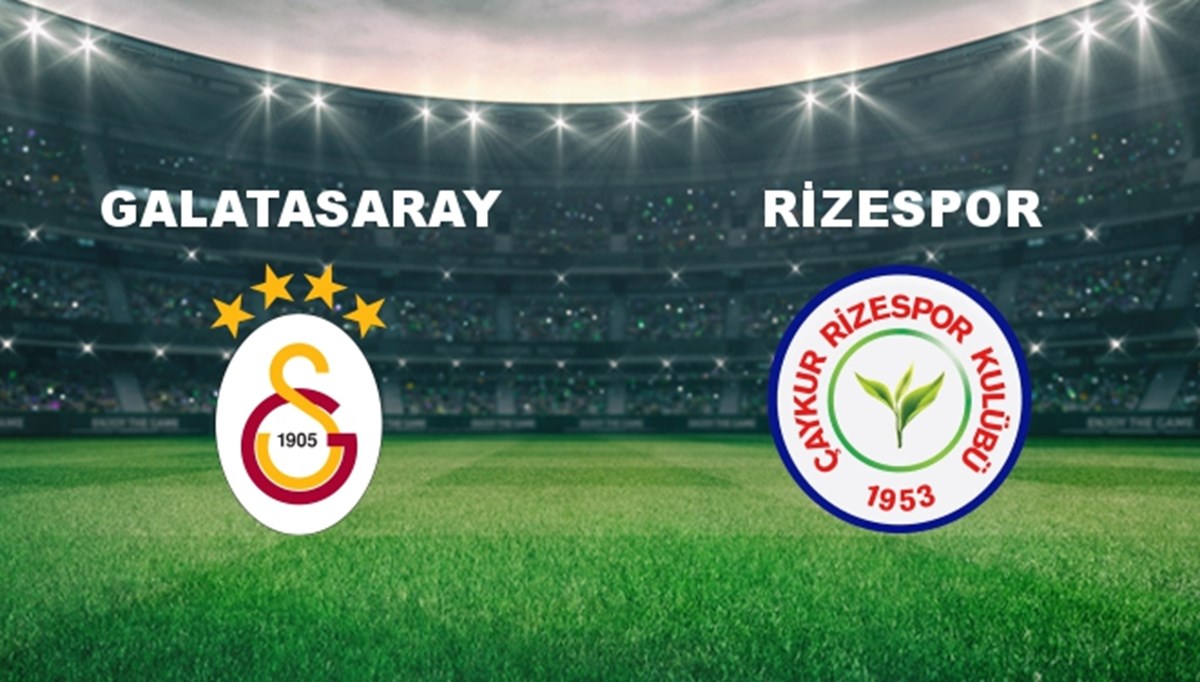 Galatasaray - Ç.Rizespor Maçı Ne Zaman? Galatasaray - Ç.Rizespor Maçı Hangi Kanalda Canlı Yayınlanacak?