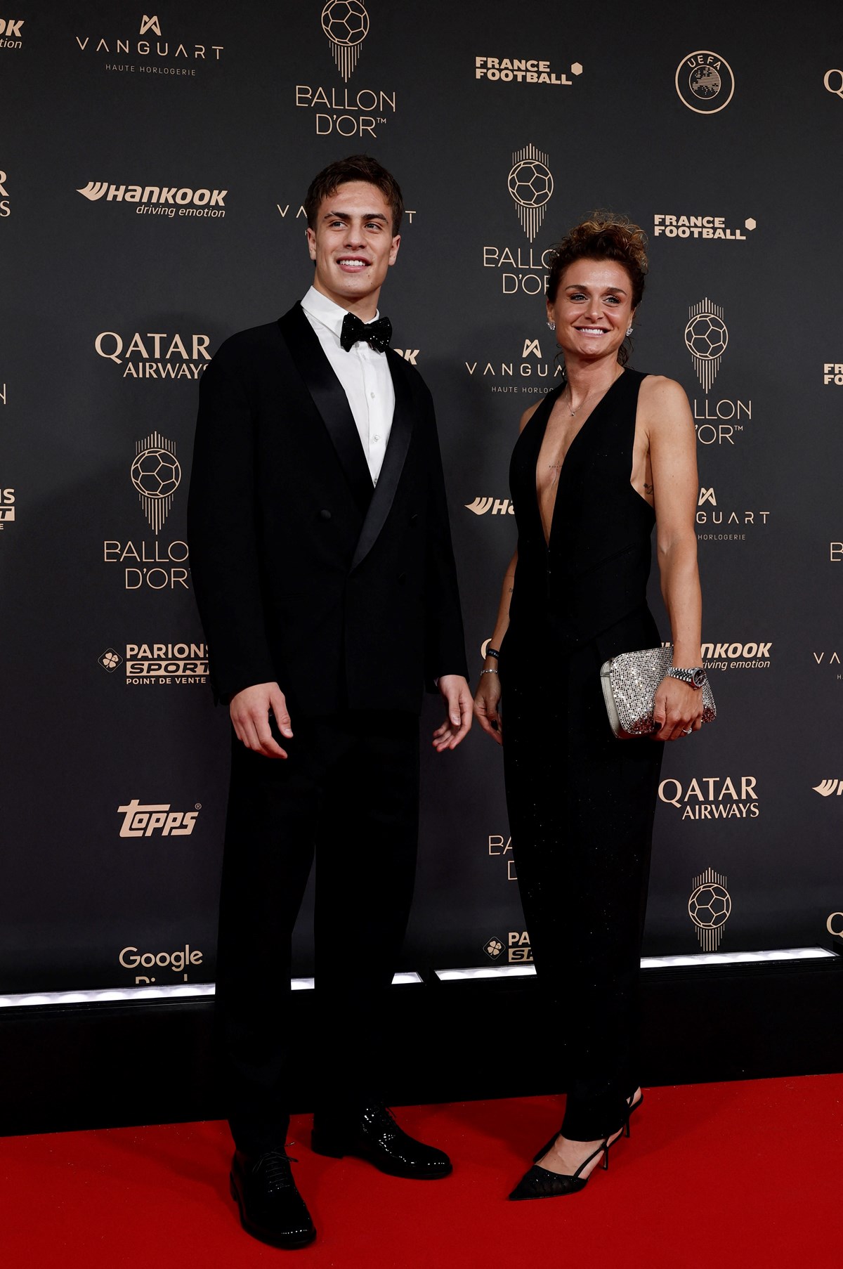 Kenan Yıldız geceye Juventus Kadın Takımı futbolcusu Cristiana Girelli ile katıldı.