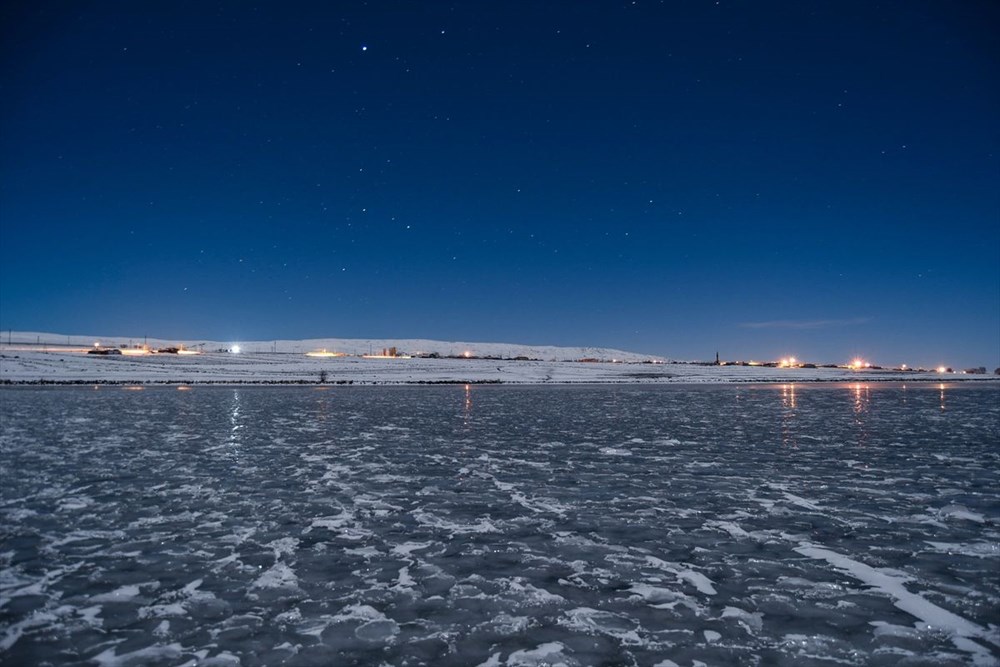 Çıldır Gölü'nde masalsı kış güzelliği - 25