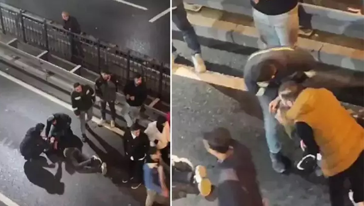 İstanbul'da dehşet anları kamerada: Annesiyle tartışıp üst geçitten yola atladı İstanbul'da dehşet anları kamerada: Annesiyle tartışıp üst geçitten yola atladı
