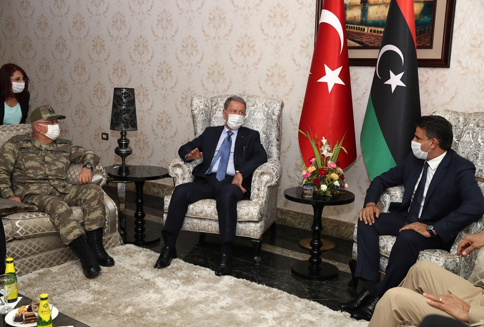 Bakan Akar, Libya Başbakanı Serrac ile görüştü - 1