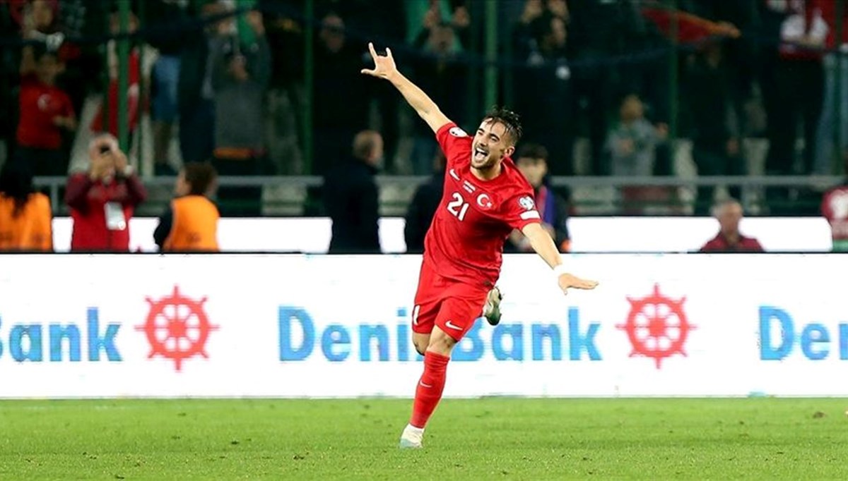UEFA açıkladı: Yunus Akgün'ün Letonya'ya attığı gol en iyiye aday