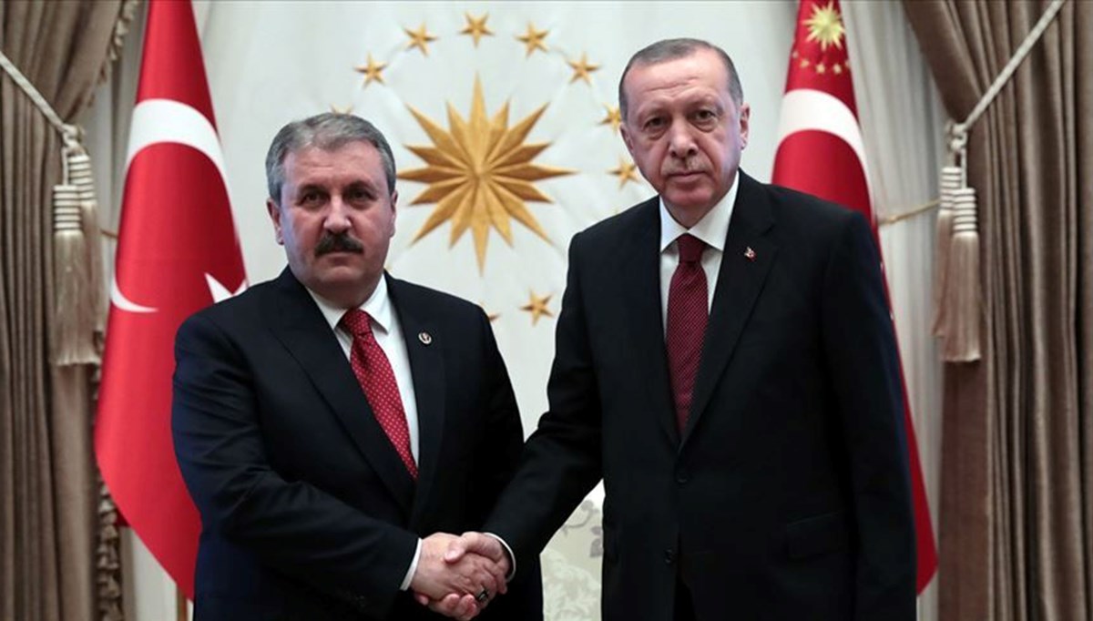 AK Parti'de ittifak görüşmeleri | Cumhurbaşkanı Erdoğan, BBP lideri Destici ile görüşecek