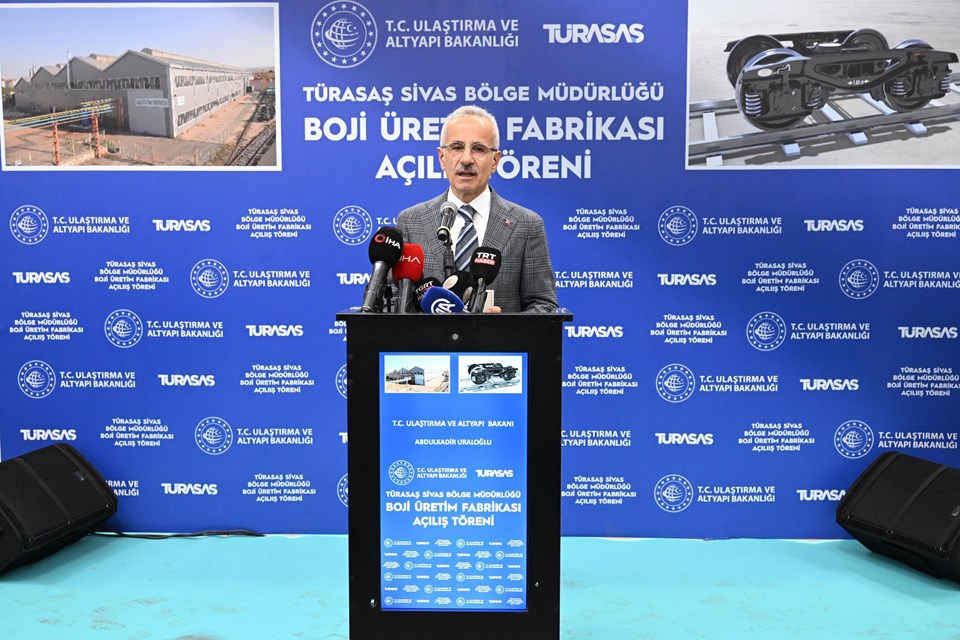 Ulaştırma Bakanı Uraloğlu açılışını yaptı: TÜRASAŞ boji fabrikası üretime başladı - 1