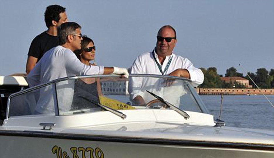 George Clooney Venedik'te  - 1