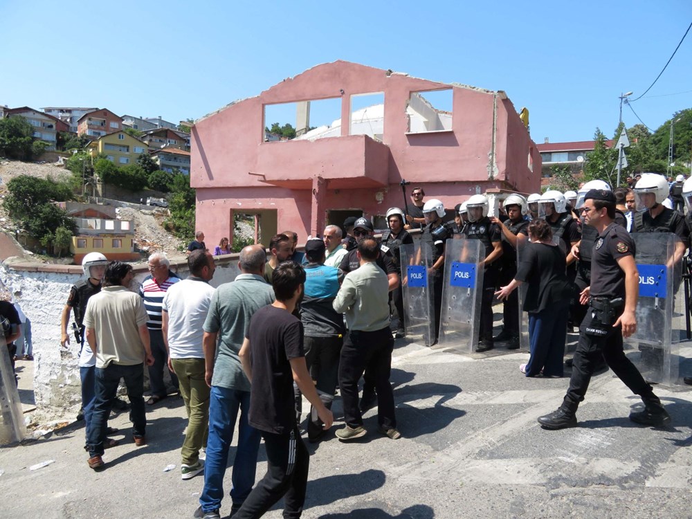 Beykoz'da olaylı yıkım - 10