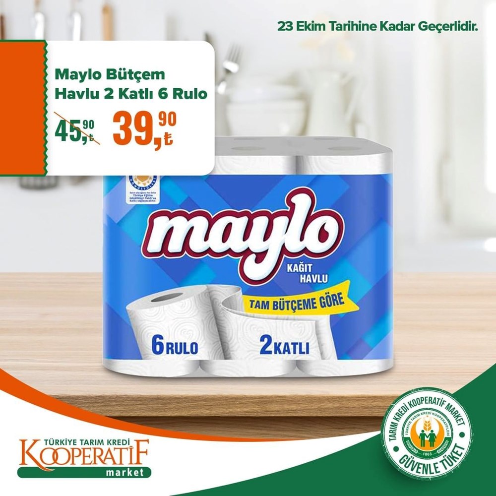 Tarım Kredi Kooperatif Market temel ihtiyaç ürünlerinde büyük indirimler (17-31 Ekim güncel indirimli ürünler kataloğu) - 10