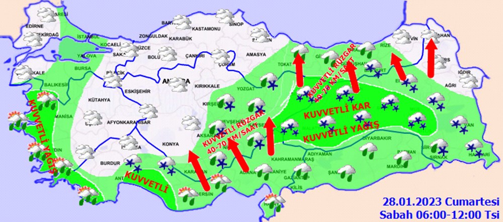 Meteoroloji'den 13 il için kar yağışı uyarısı (İstanbul, Ankara ve diğer illerde bugün hava nasıl olacak?) - 10