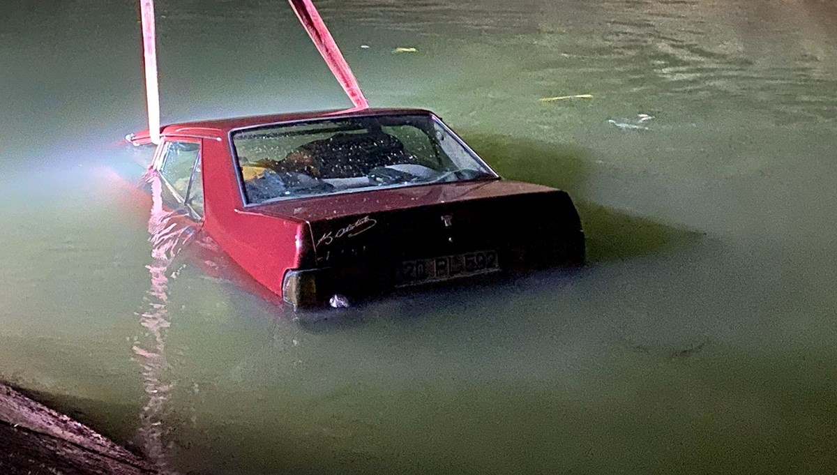 Sulama kanalına düşen otomobilin sürücüsü hayatını kaybetti