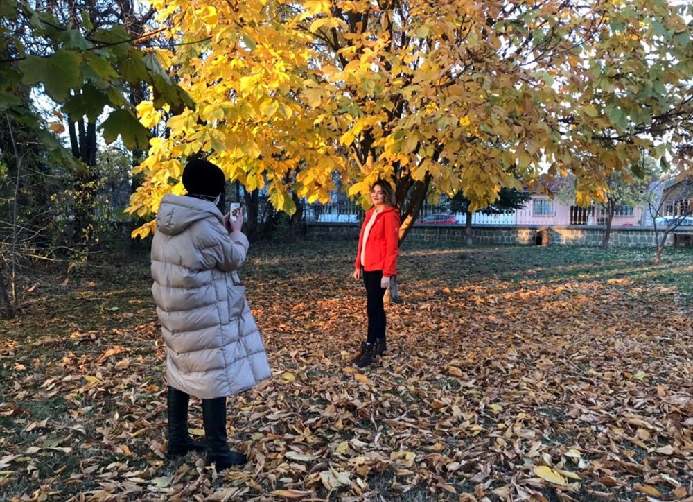 Edirne'de eski tren garı ve kara tren, sonbaharda fotoğraf tutkunlarının gözdesi - 5