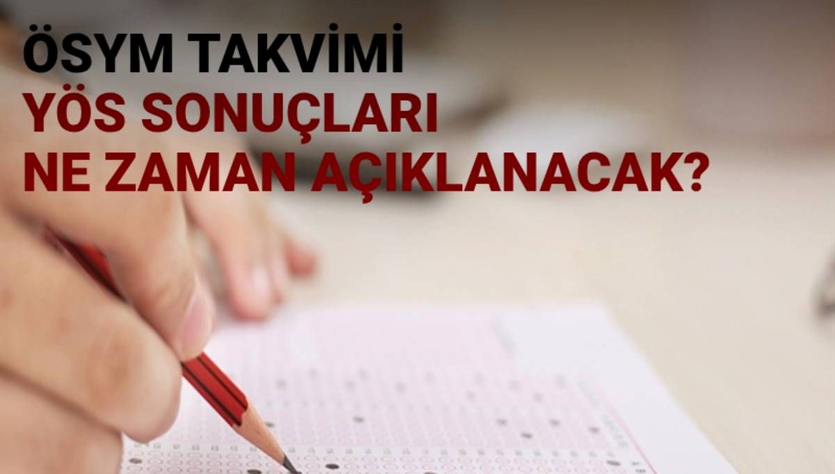 2025-TR-YÖS/1 sonuçları ne zaman açıklanacak?