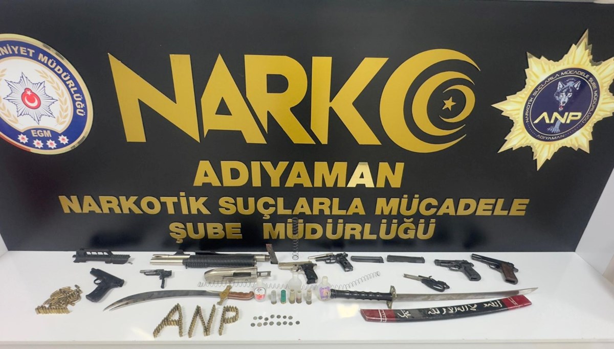 Adıyaman'da narkotik operasyonu