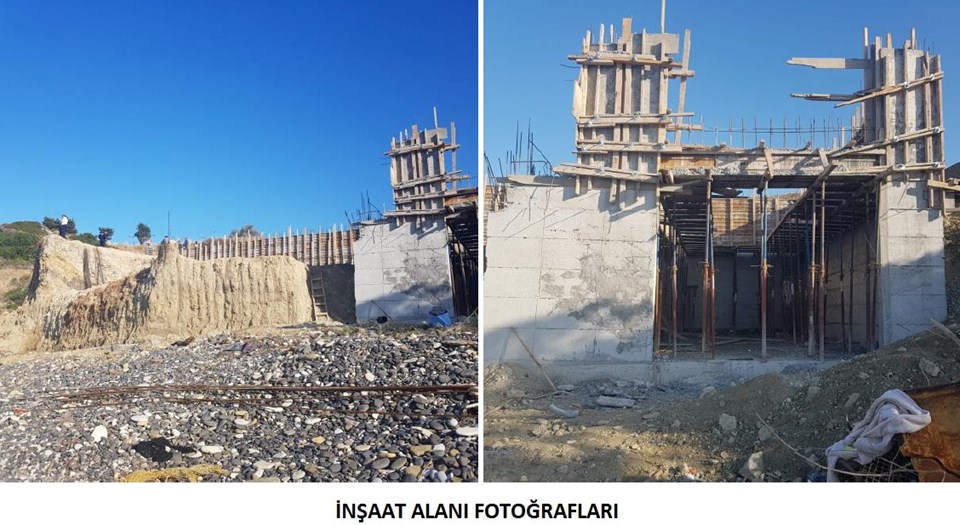 Karaburun'da sit alanındaki kaçak yapı yıkıldı - 3