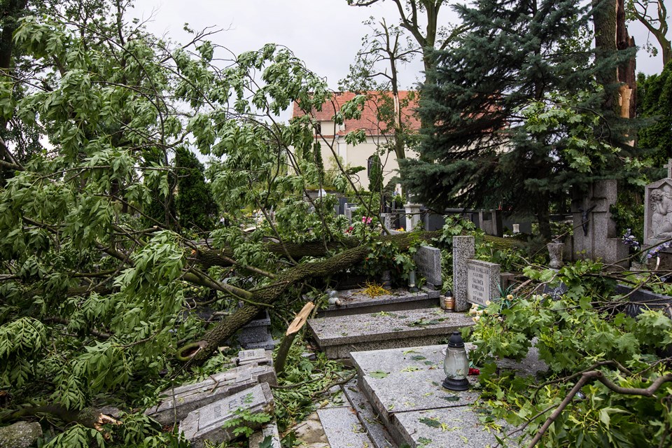 Polonya'da fırtına: 4 ölü, 28 yaralı - 1