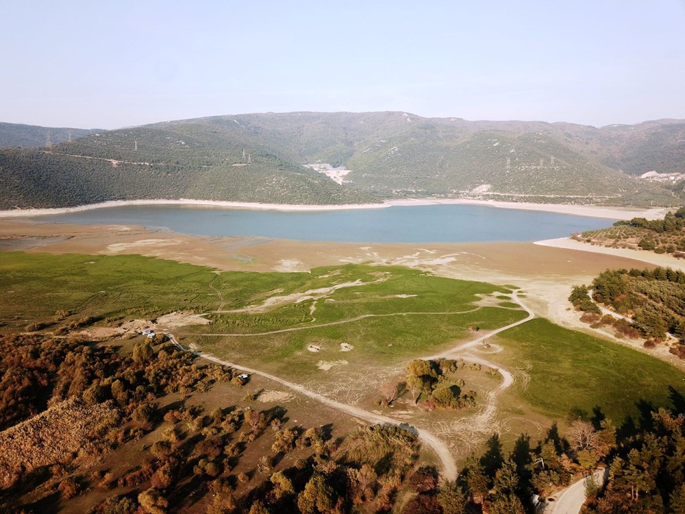 Gölbaşı Barajı'nın yüzde 70'i kurudu - 4