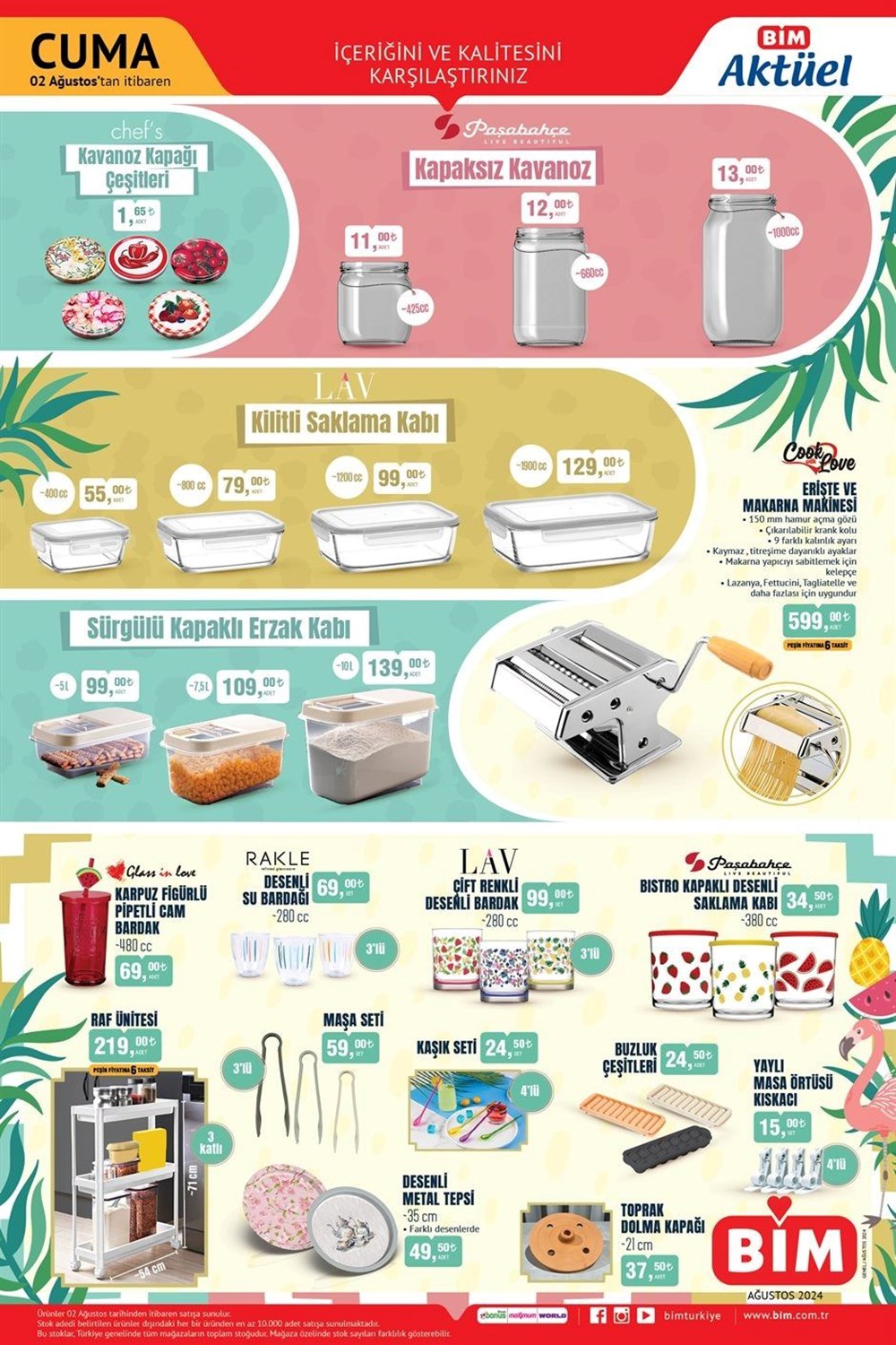 تركيا اليوم سلسلة متاجر BIM وA101 تعلن عن عروض كثيرة ابتداءً من 1 أغسطس خصومات BIM الحالية 2 أغسطس 2024: منتجات مخفضة جديدة خاصة لهذا الأسبوع في سوق BIM - 3