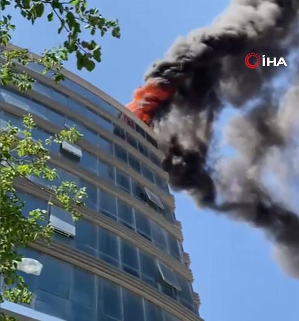 Ankara’da iş hanında yangın - 2