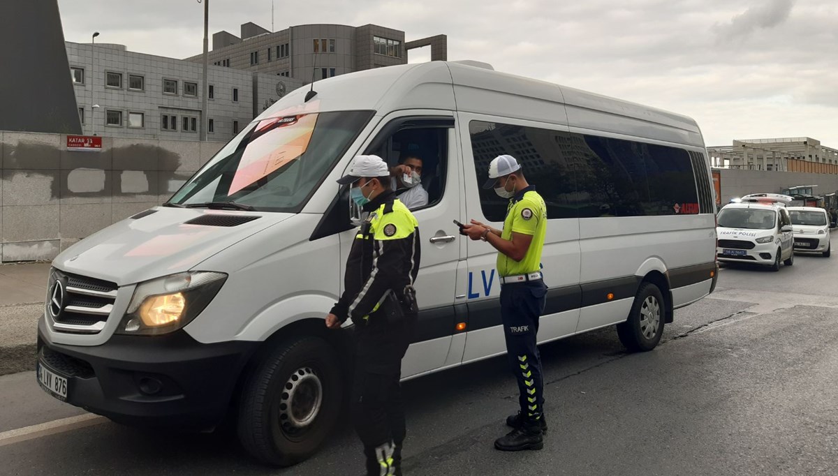 İstanbul'da okul servis araçları denetlendi