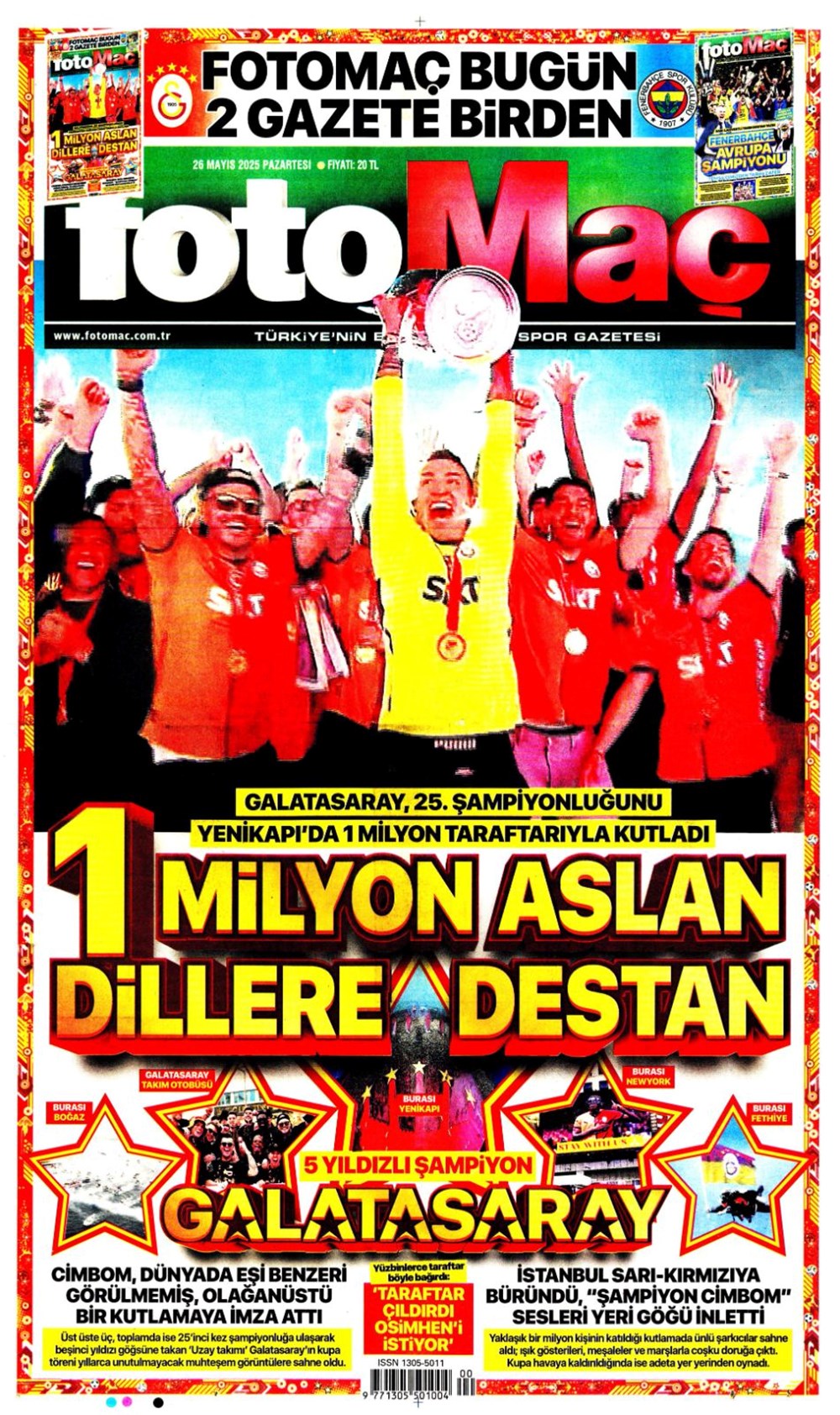 Galatasaray'da gündem Osimhen ve Muslera (26 Mayıs 2025 spor manşetleri) - 3