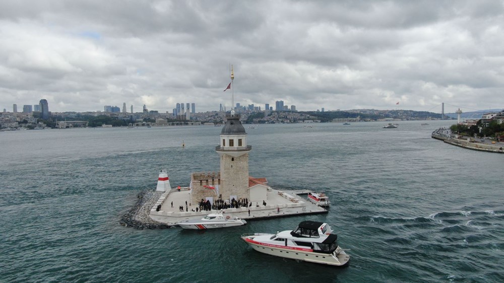Restorasyonu tamamlanan Kız Kulesi kulesi açıldı - 8