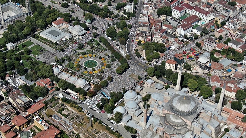 Ayasofya-i Kebir Camii Şerifi ibadete açıldı (Ayasofya'da 86 yıl sonra ilk namaz) - 21