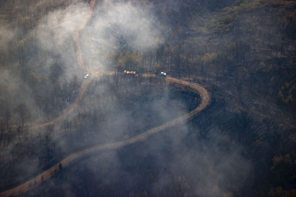 Marmaris'te orman yangını: Alevlerle mücadelede 2. gün - 28