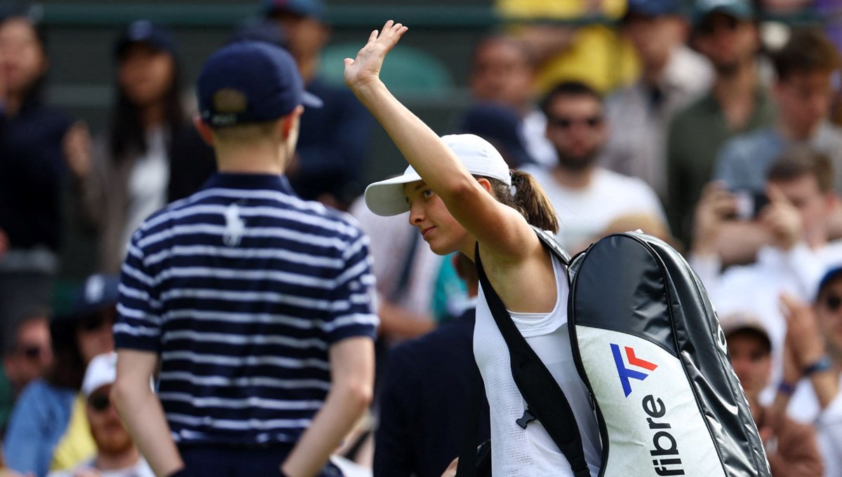 Tek kadınlar dünya 1 numarası Iga Swiatek, Wimbledon'a veda etti