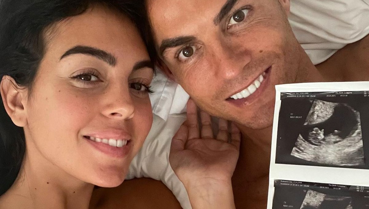 Cristiano Ronaldo ve Georgina Rodriguez'in ikiz bebek sevinci