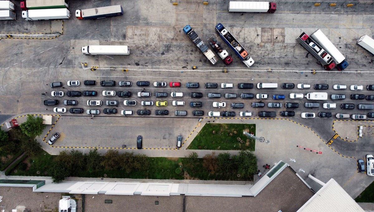 Kapıkule Sınır Kapısı’nda yoğunluk