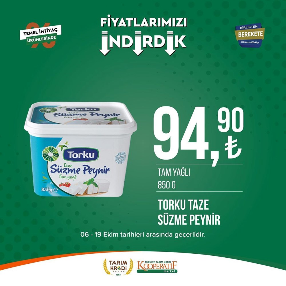 İNDİRİM BUGÜN BAŞLADI! Tarım Kredi Kooperatifi Market İndirim Kataloğu | Siirt Olay Haber Tarım Kredi Kooperatif Market ekim ayına özel yeni indirimli ürünler listesi: Yüzde 50 indirim bugün başlıyor (16 Ekim-2 Kasım 2023 Tarım Kredi Market indirimleri) - 99