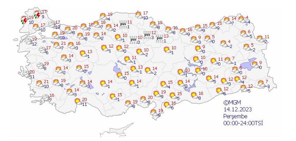 Meteoroloji'den 3 il için sarı kodlu uyarı (Bu hafta hava nasıl olacak?) - 16