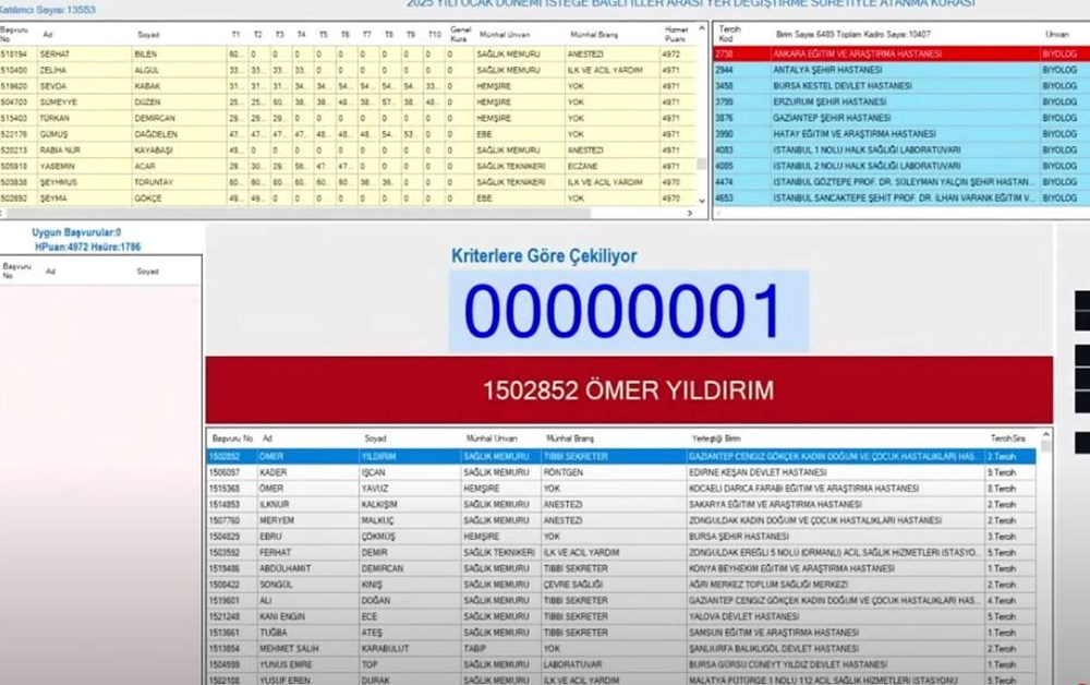Sağlık Bakanlığı il dışı kura çekimi tamamlandı: Sağlık Bakanlığı iller arası tayin sonuçları ve isim listesi nasıl öğrenilir? - 5