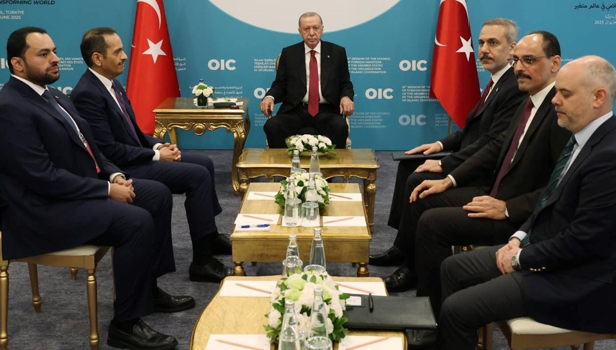 Erdoğan, liderler ve temsilcileri kabul etti
