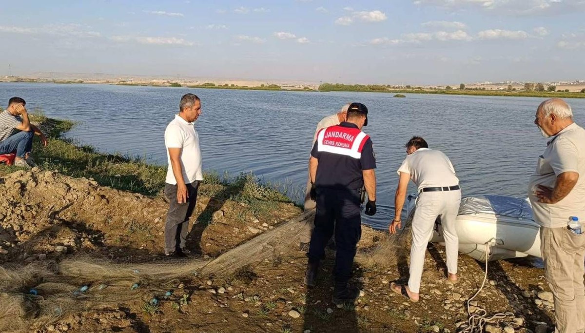 250 metre hayalet ağ çıkarıldı