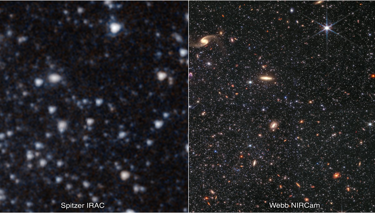 NASA, Büyük Patlama ile yaşıt galaksinin ayrıntılı görüntüsünü paylaştı