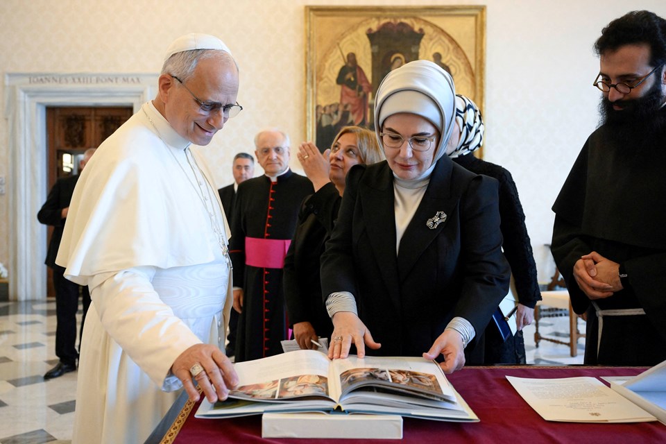 Emine Erdoğan, Papa Leo ile bir araya geldi: Gündem Gazze - 2