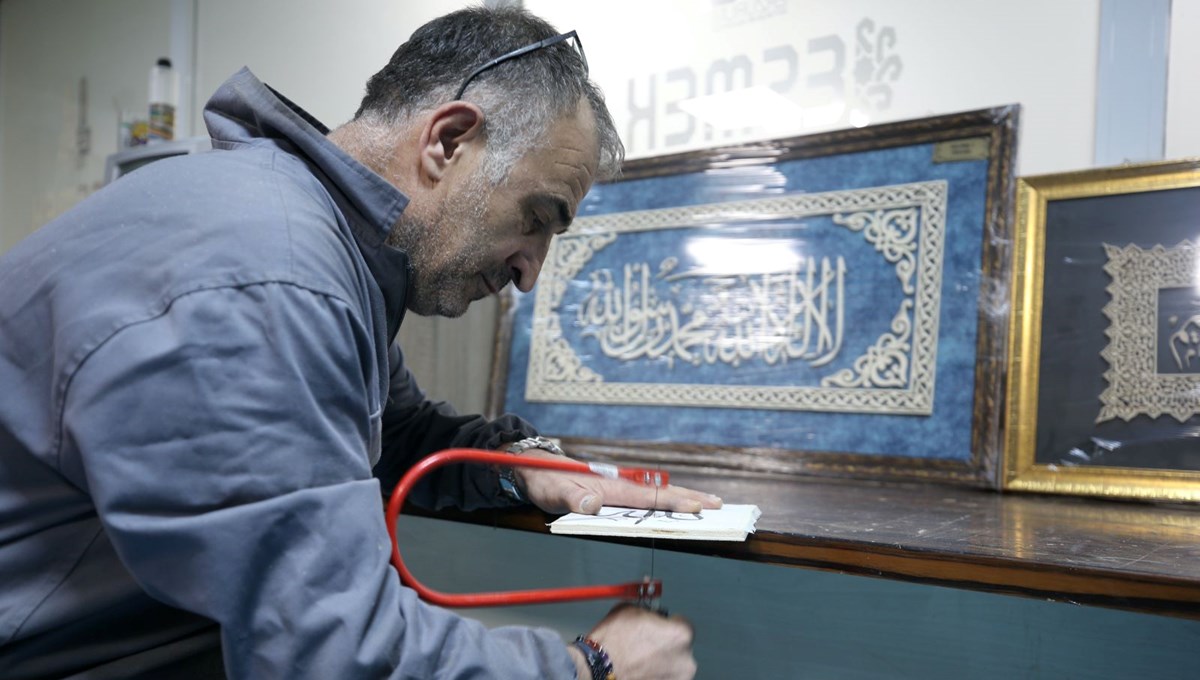 İnternetten görüp başladı, bine yakın eser üretti: İnternetten görüp başladı, bine yakın eser üretti: