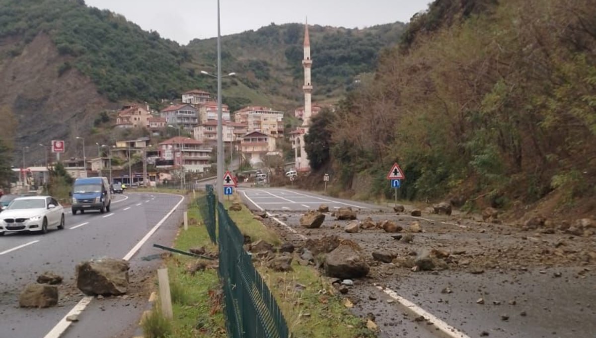 Zonguldak’ta heyelan