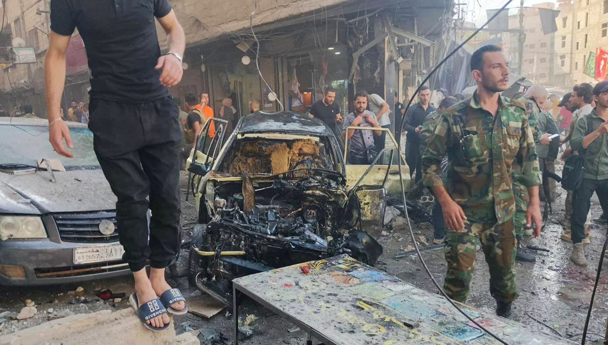 Şam'da bomba yüklü motosiklet patladı: 6 kişi öldü Şam'da bomba yüklü motosiklet patladı: 6 kişi öldü