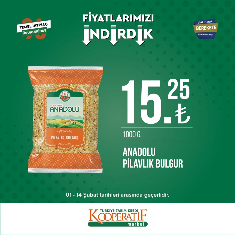 Tarım Kredi Kooperatif Market yeni indirimli ürünler listesi belli oldu (1-14 Şubat güncel indirimli ürünler kataloğu) - 43