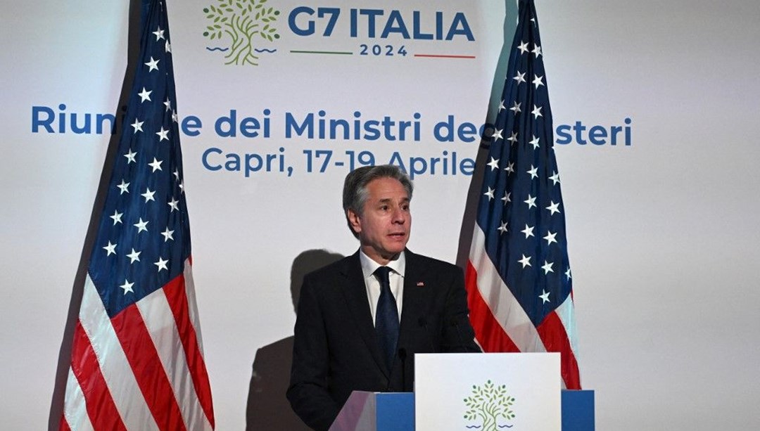 Blinken: "G7 ülkeleri İran'a yeni yaptırımlar getirecek"