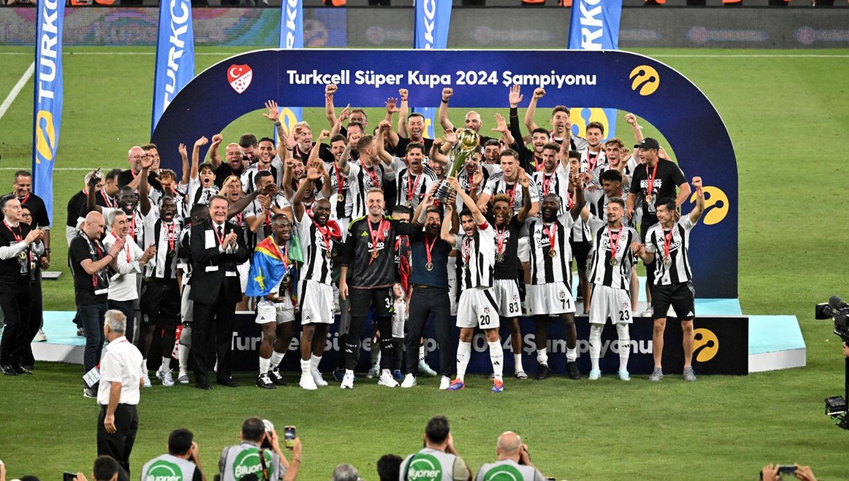 Süper Kupa'da şampiyon Beşiktaş!