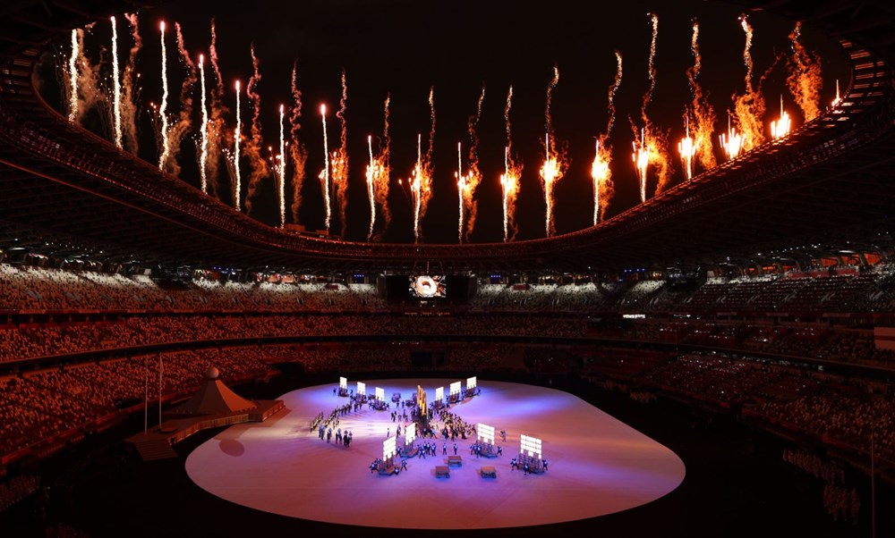 2020 Tokyo Olimpiyatları görkemli açılış töreniyle başladı - 60