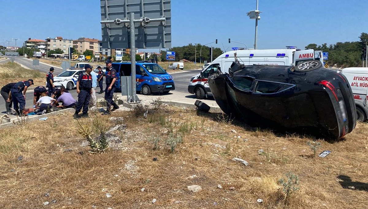 Çanakkale'de feci kaza