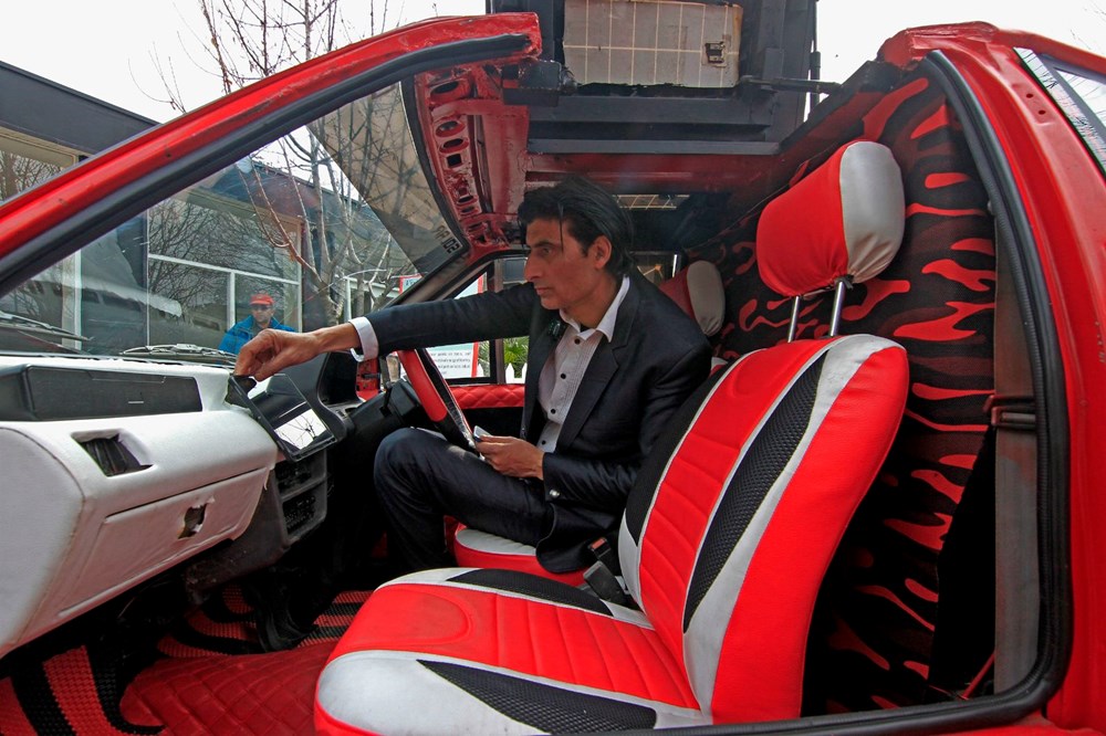 Hindistan'ın ilk yüksek teknolojili güneş arabası tanıtıldı - 3