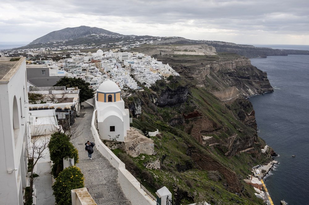Santorini'de heyelan alarmı: İHA'lar kullanılarak risk haritası çıkarılıyor - 4