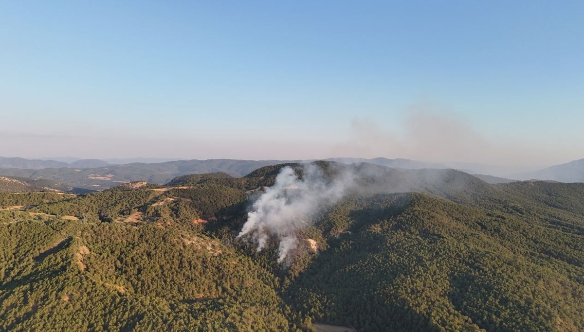 Bolu'daki orman yangını büyüyor